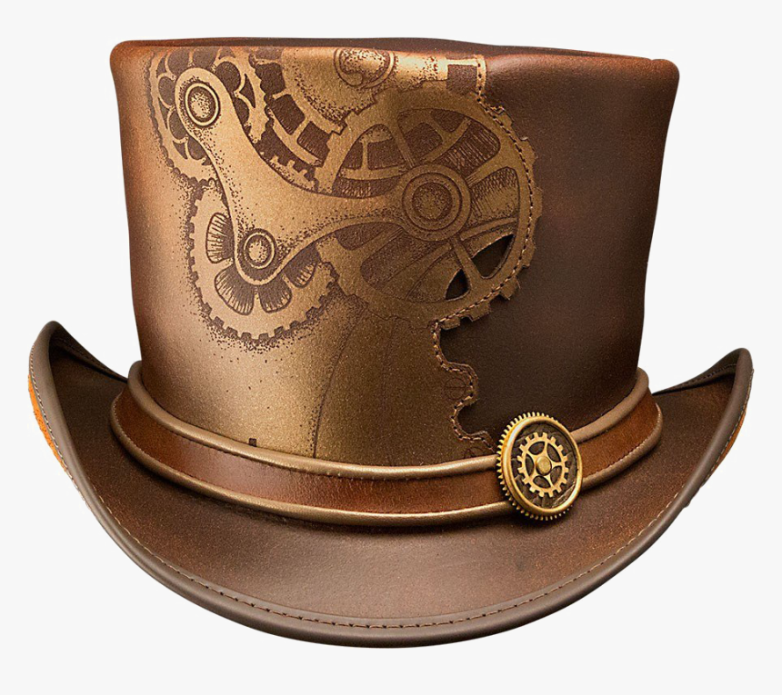 Steampunk Hat Download Png Image - Leather, Transparent Png, Free Download