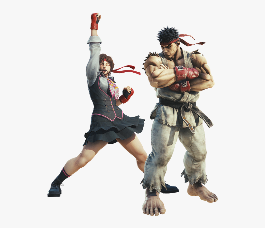 Street Fighter Sakura E Ryu, HD Png Download, Free Download