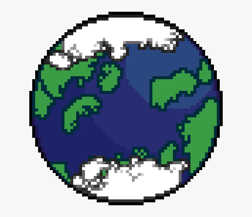 Transparent Pixel Art Png - Transparent Planet Pixel Art, Png Download, Free Download