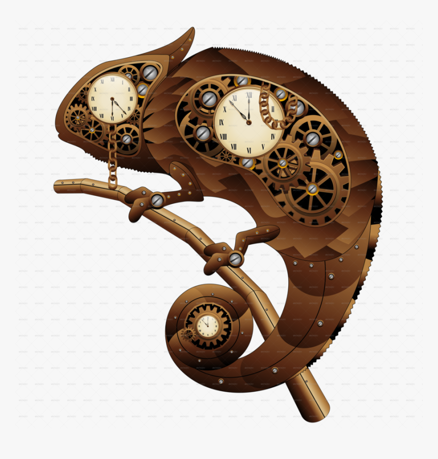 Download Steampunk Png Clipart Steampunk Clip Art Clock - Steampunk Png, Transparent Png, Free Download