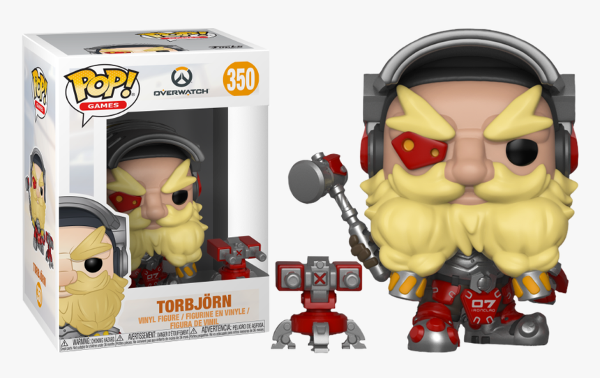 Torbjorn Pop Vinyl Figure - Funko Pop Overwatch S4 Torbjorn, HD Png Download, Free Download