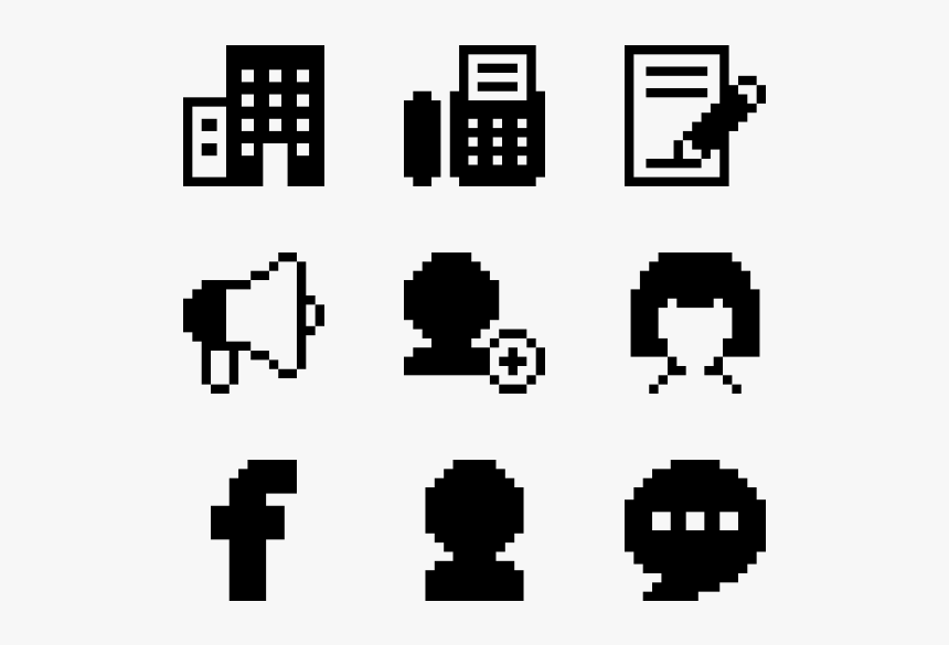 Essential Set - Retro Pixel Icon, HD Png Download, Free Download