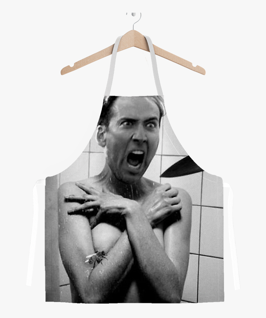 Psycho ﻿classic Sublimation Adult Apron"
 Class= - Nicolas Cage Psycho, HD Png Download, Free Download