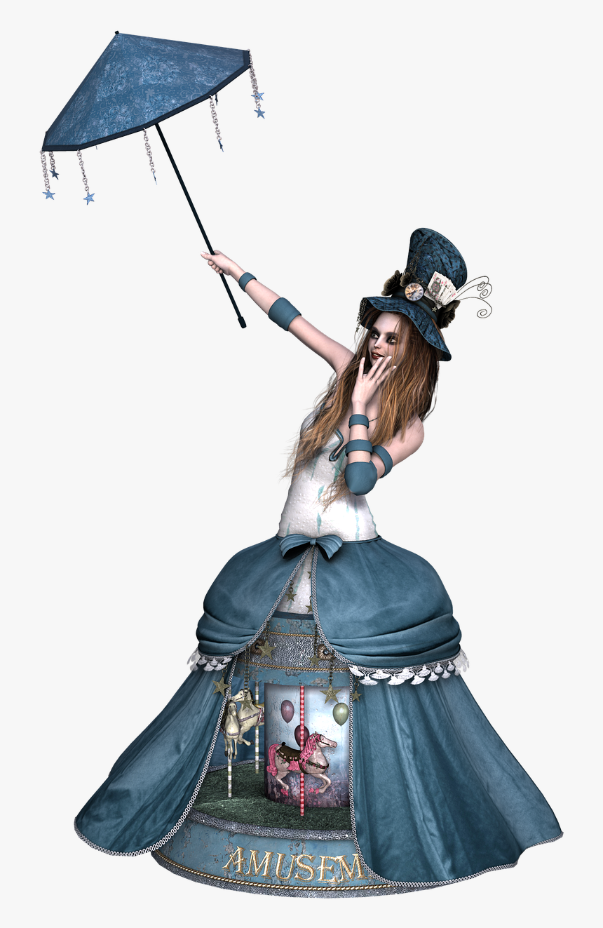 Girl Dress Steampunk Free Picture - Steampunk Girl Png, Transparent Png, Free Download