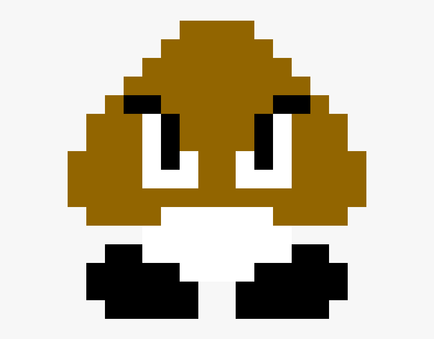 Goomba Pixel , Png Download - Super Mario Bros 1 Goomba, Transparent Png - ...