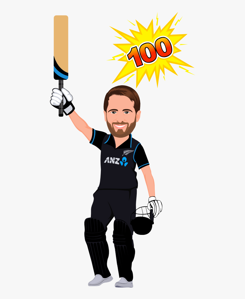 Kane Williamson Art, HD Png Download, Free Download