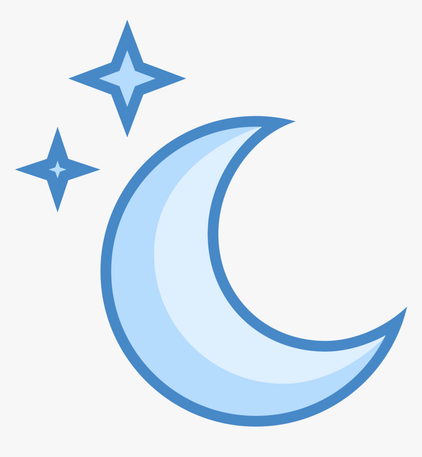 Moon And Stars Icon, HD Png Download, Free Download