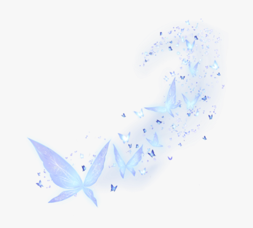 Blue Light Butterfly Png Light, Transparent Png, Free Download