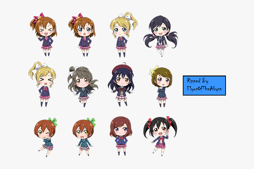 Transparent Love Live Png - Love Live Muse Chibi, Png Download, Free Download