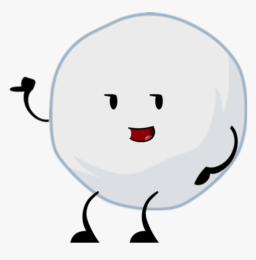 Transparent Blue Snowball Png - Snowball Bfdi, Png Download, Free Download