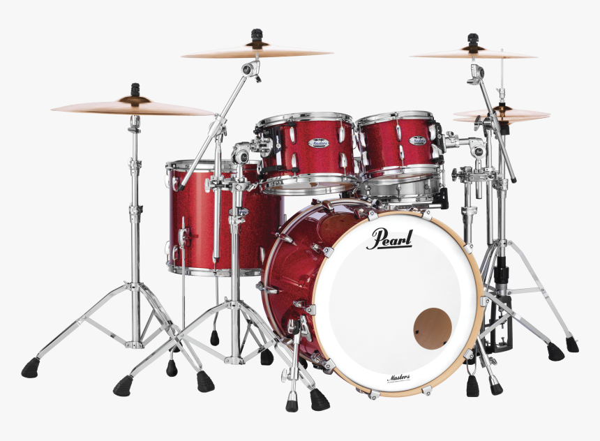 Red Sparkle Drum Set, HD Png Download, Free Download