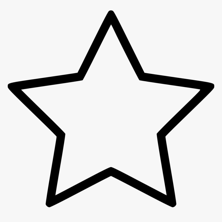 Favorite Bookmark Star Like - Outline Star Clipart, HD Png Download, Free Download