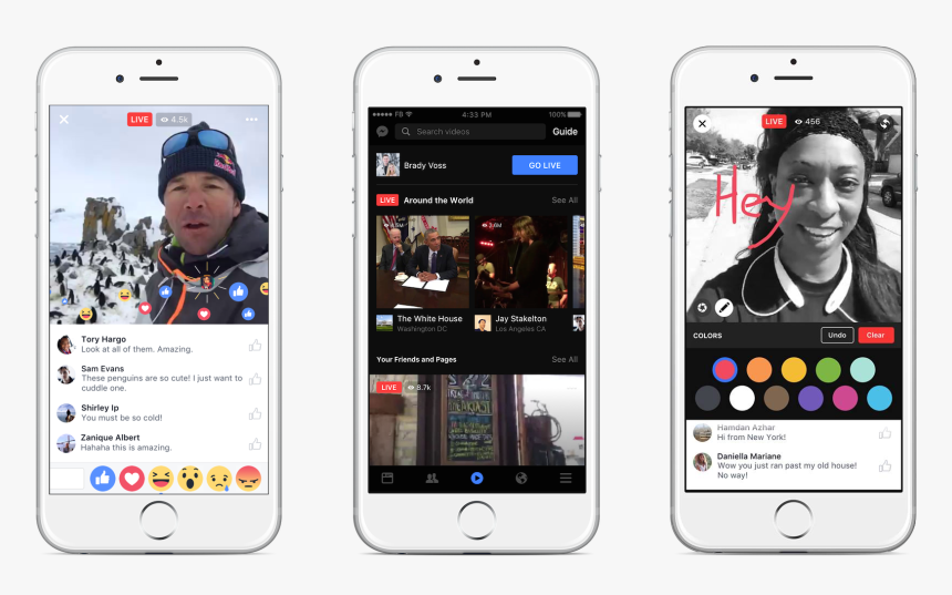 Facebook Live Video Mobile, HD Png Download, Free Download