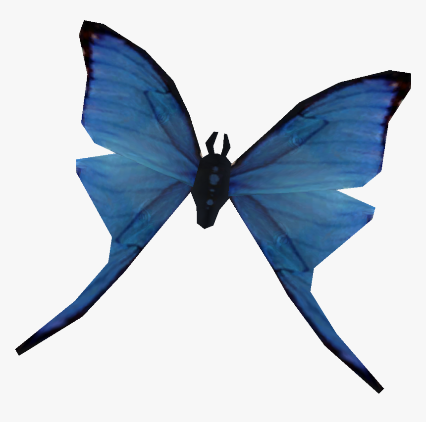 Bluebutterfly - Skyrim Blue Butterfly, HD Png Download, Free Download