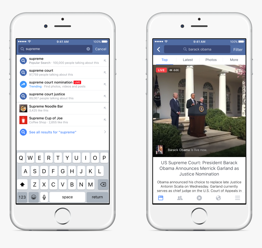Search Live Videos On Facebook, HD Png Download, Free Download