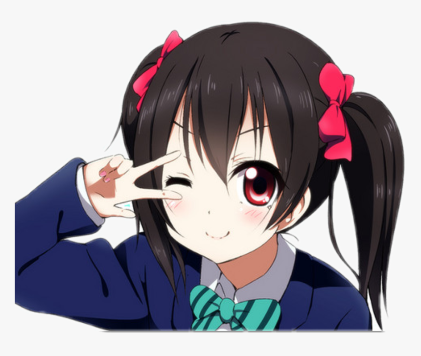 Sticker Nico-chan Lovelive Love Live Vocaloid Girl - Nico Chan Love Live, HD Png Download, Free Download