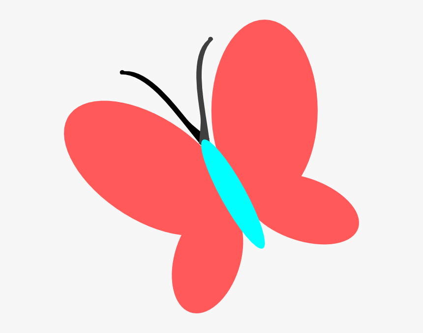 Red Blue Butterfly Svg Clip Arts - Butterfly Clip Art, HD Png Download, Free Download