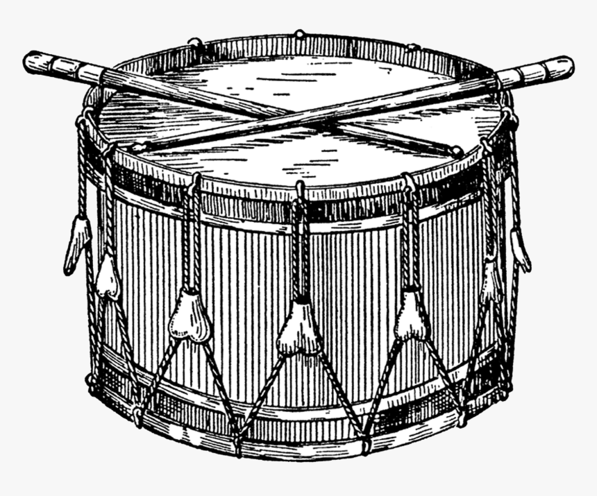 Vintage Drum - Marching Snare Drum Clipart, HD Png Download, Free Download