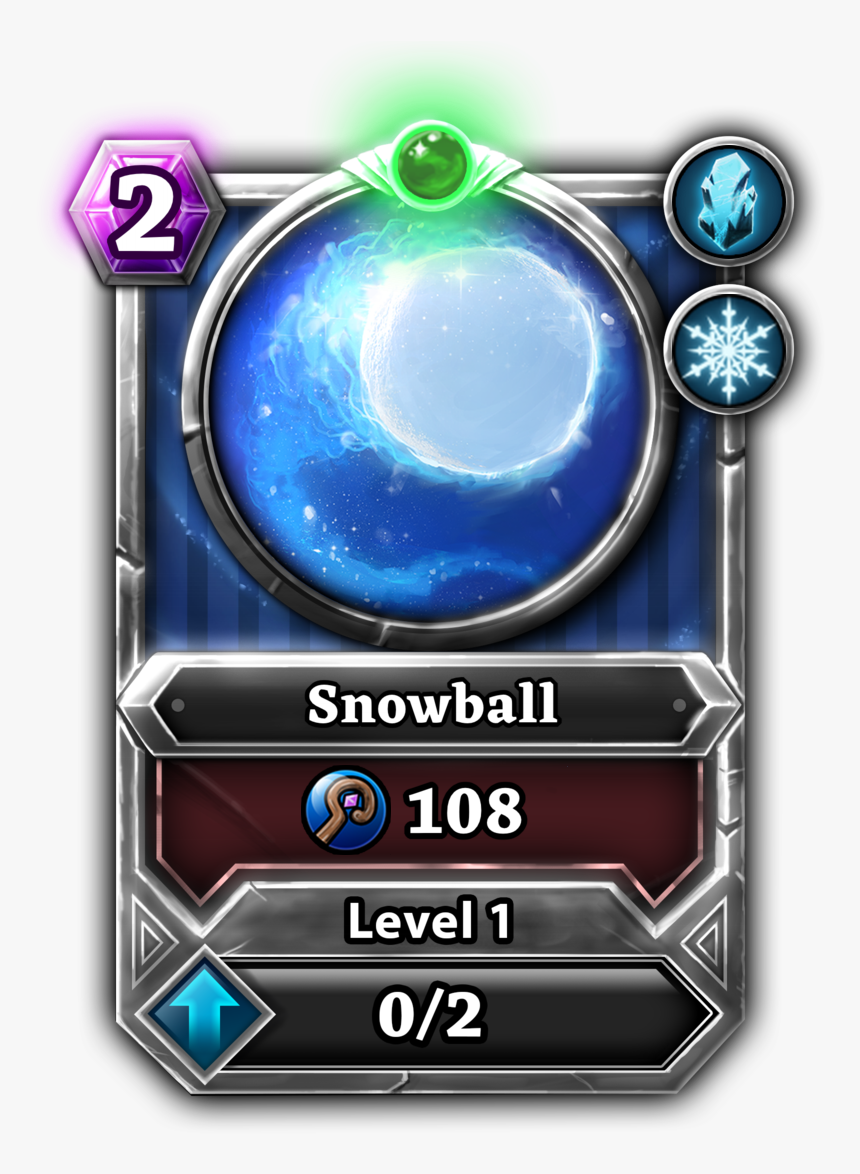 Snowball Card - Portable Network Graphics, HD Png Download, Free Download