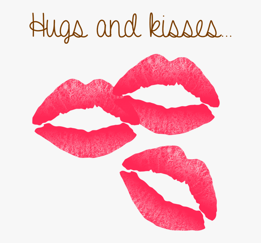 Kiss, Mouth, Lips, Text, Hugs, Kisses, Sexy, Lipstick - Good Morning Husband Kiss, HD Png Download, Free Download