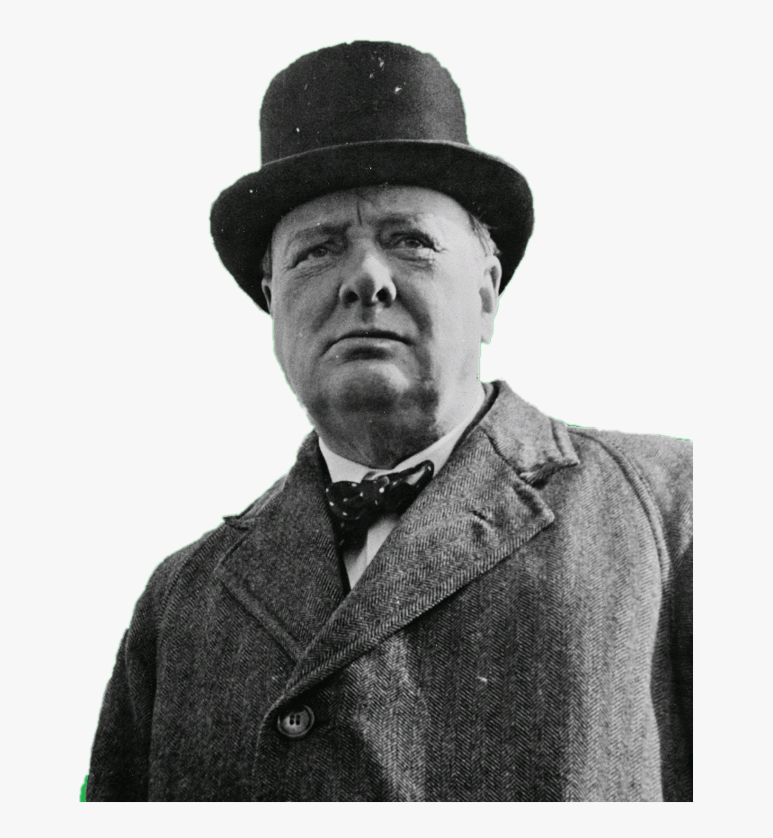 Winston Churchill Staring - Allied Winston Churchill Ww2, HD Png Download, Free Download