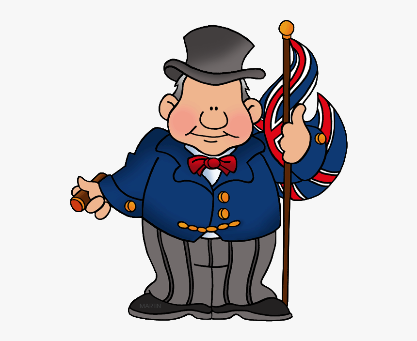 Free Britain Clip Art By Phillip Martin, Winston Churchill - Winston Churchill Clip Art, HD Png Download, Free Download