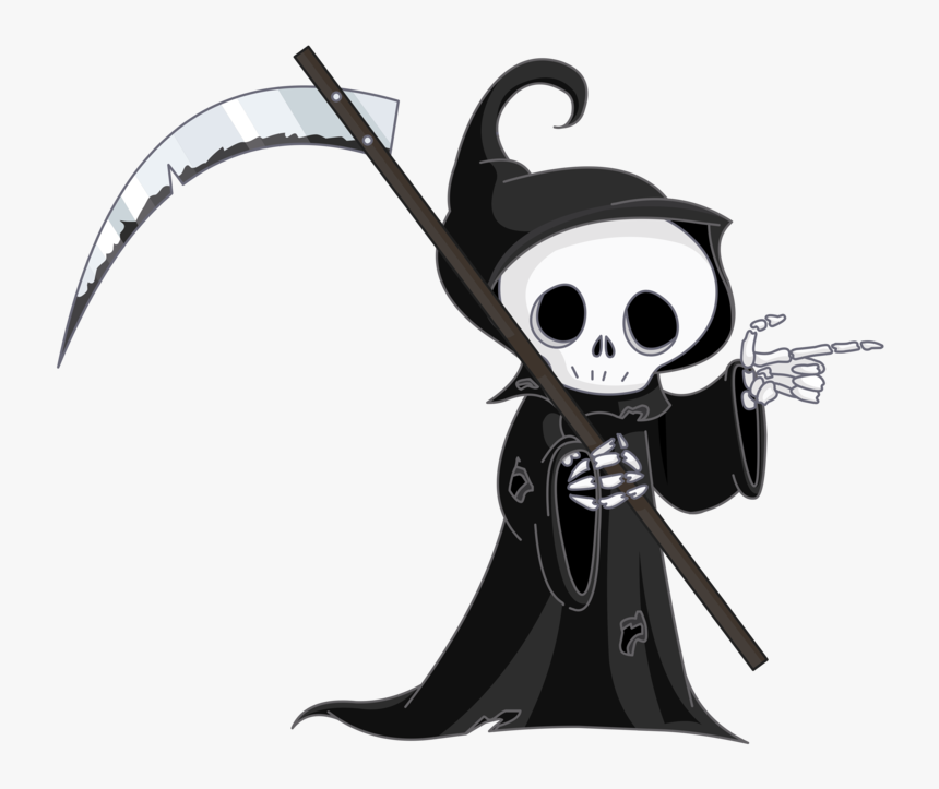 Transparent Death Png - Transparent Background Grim Reaper Clipart, Png Download, Free Download