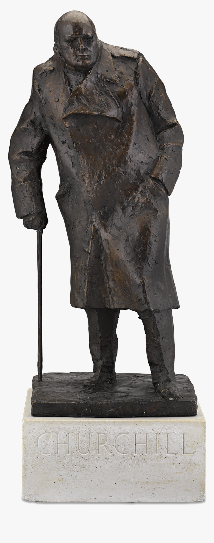 Sir Winston Churchill By Ivor Roberts-jones - Statue, HD Png Download, Free Download