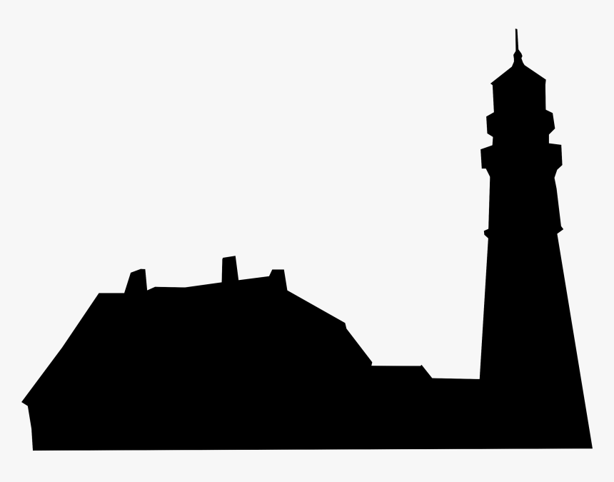 Portland Head Light Silhouette Photography Lighthouse - Portland Head Light Silhouette, HD Png Download, Free Download