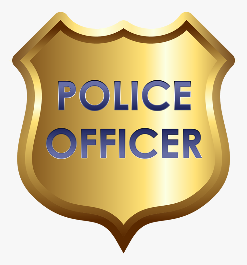 Police Badge How To Draw Clipart Cartoon Transparent - Clipart Police Badge, HD Png Download, Free Download