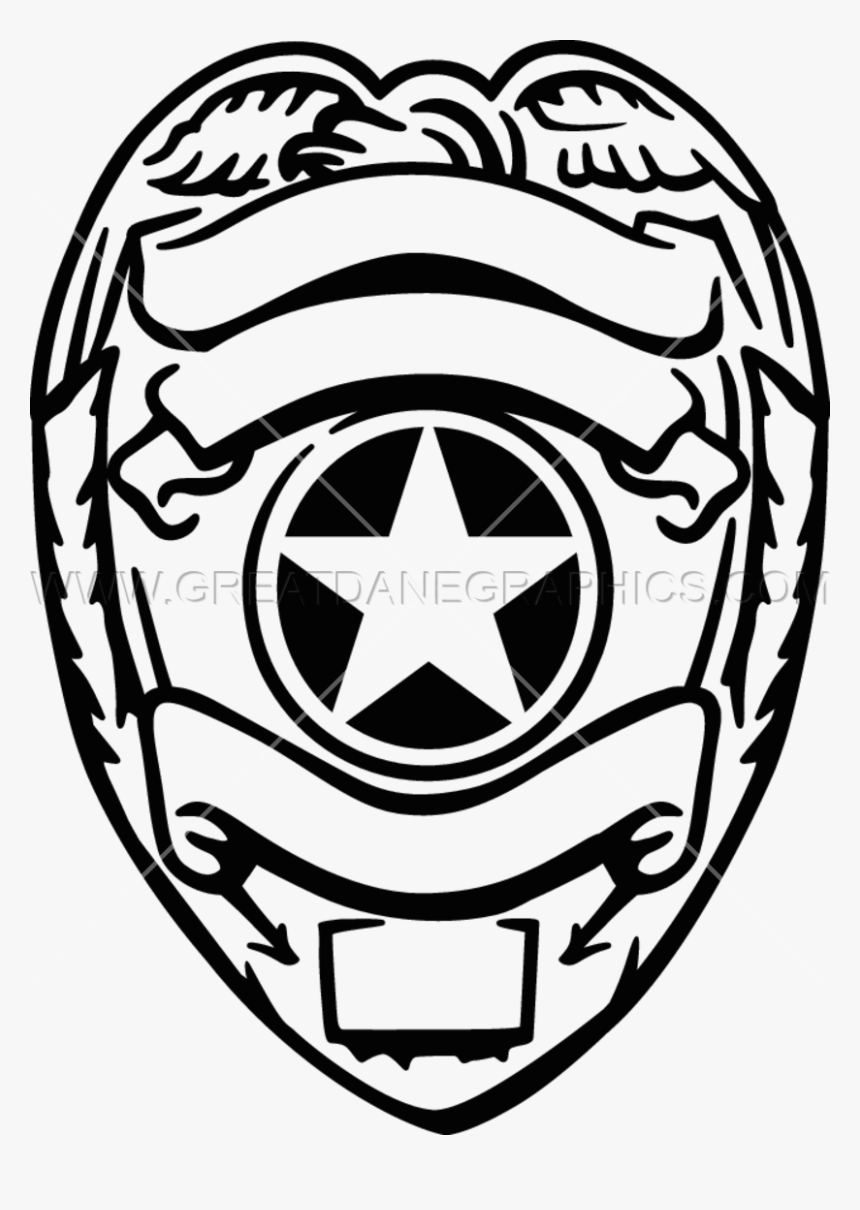 Police Officer Drawings Download - Police Badge Svg Free, HD Png Download, Free Download