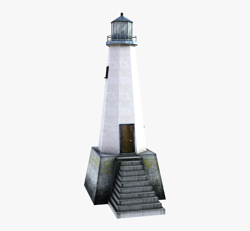 Lighthouse, Ocean, Sea, Sky, Water, Sunset, Light - Lighthouse, HD Png Download, Free Download