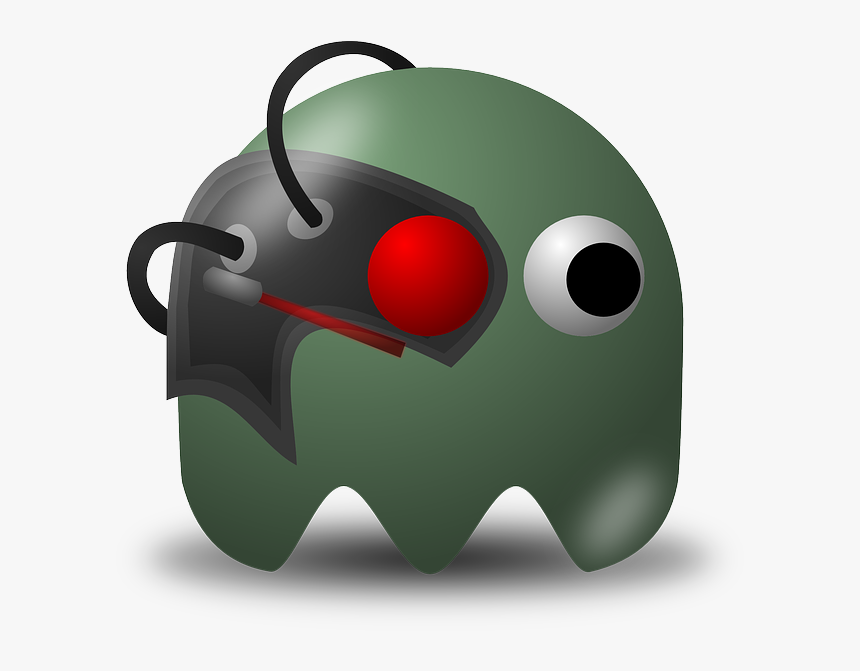 Cyborg, Borg, Pacman, Pac-man, Game, Computer Game - Pac Man Cyborg Ghost, HD Png Download, Free Download