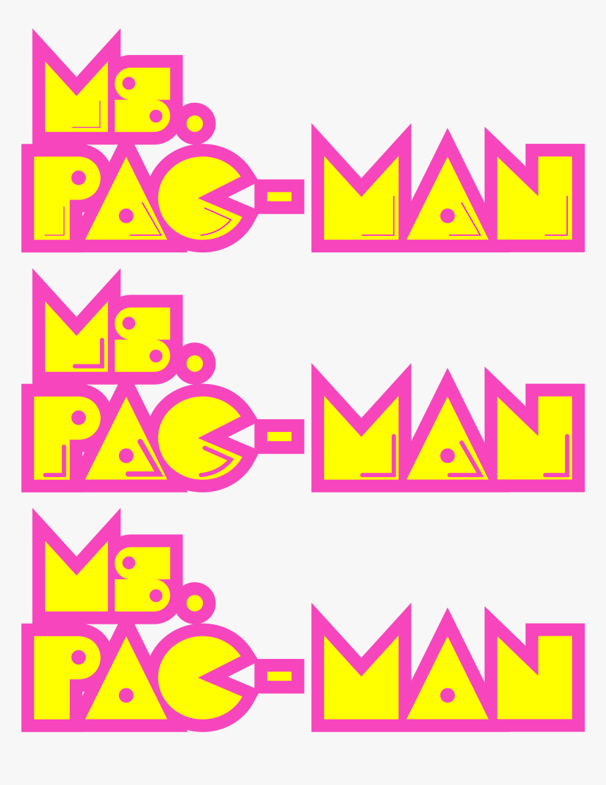 Original Ms Pac Man Logo , Png Download, Transparent Png, Free Download