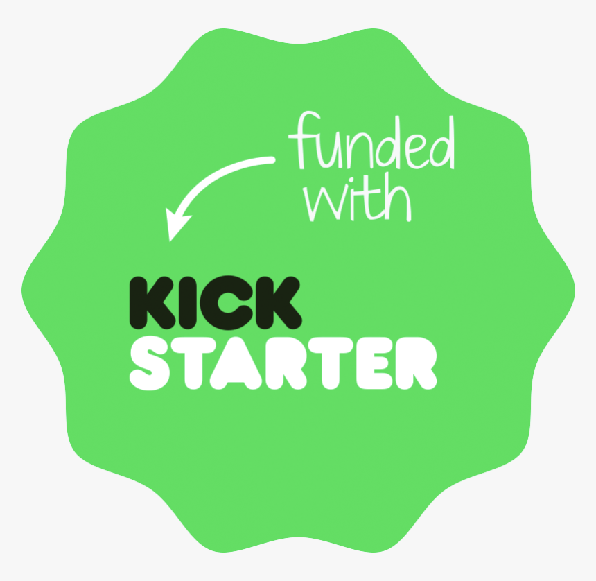 Funded With Kickstarter Badge - Logo Kickstarter, HD Png Download, Free Download