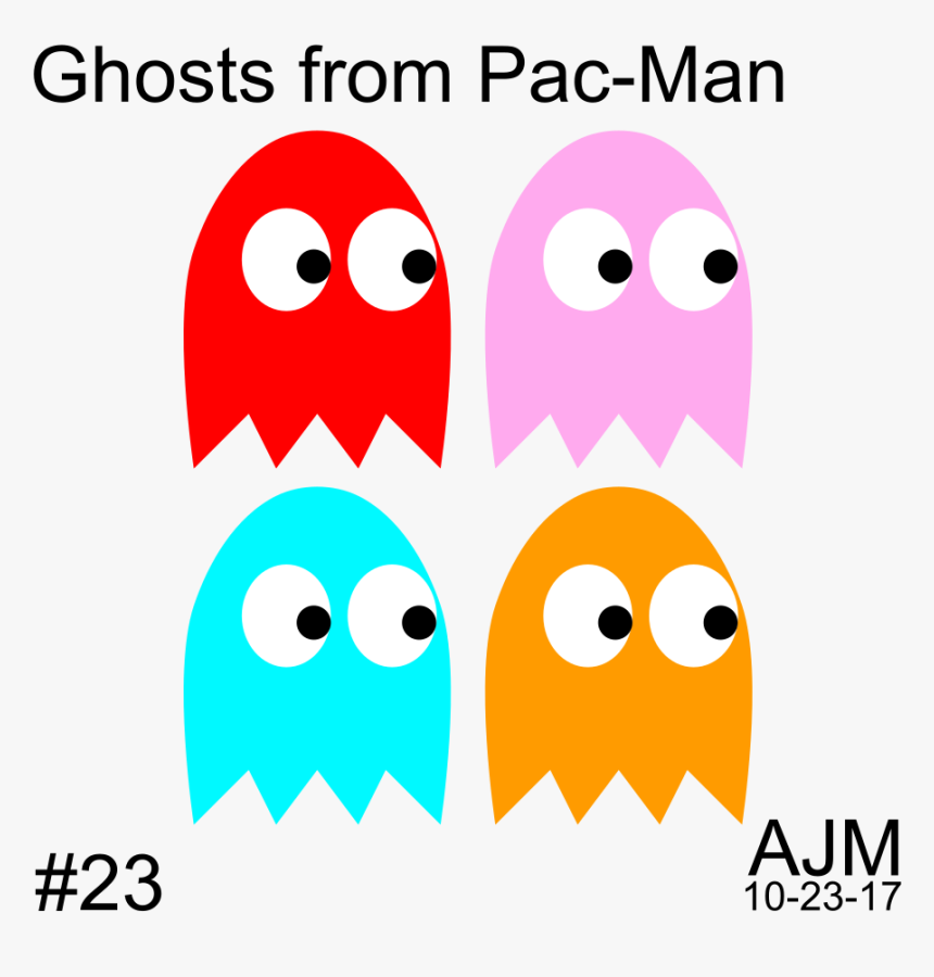 Ghosts From Pac-man - Pac Man Ghosts Clip Art, HD Png Download, Free Download