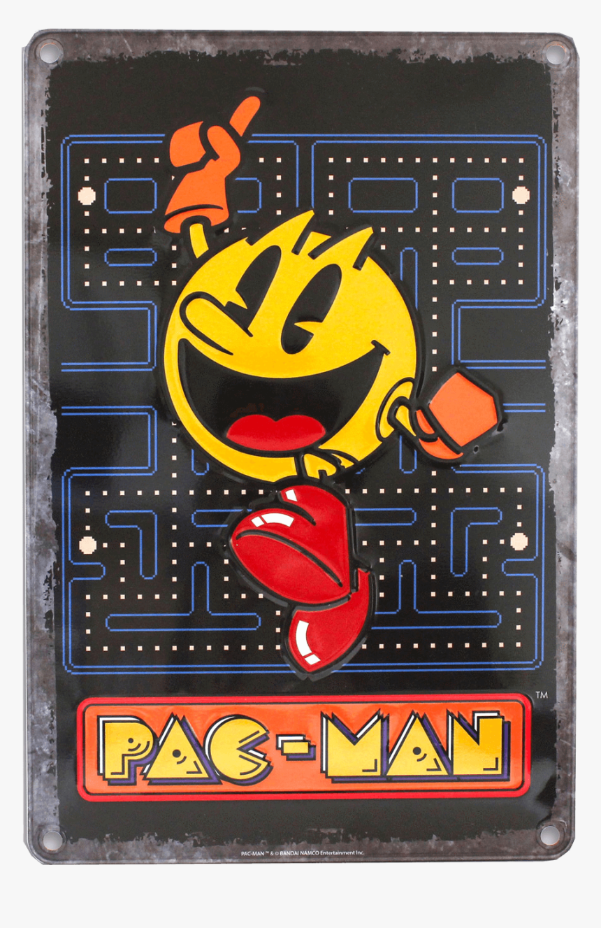 Set Of Three Pac Man Tin Signs"
 Class="lazyload Lazyload - Pacman, HD Png Download, Free Download