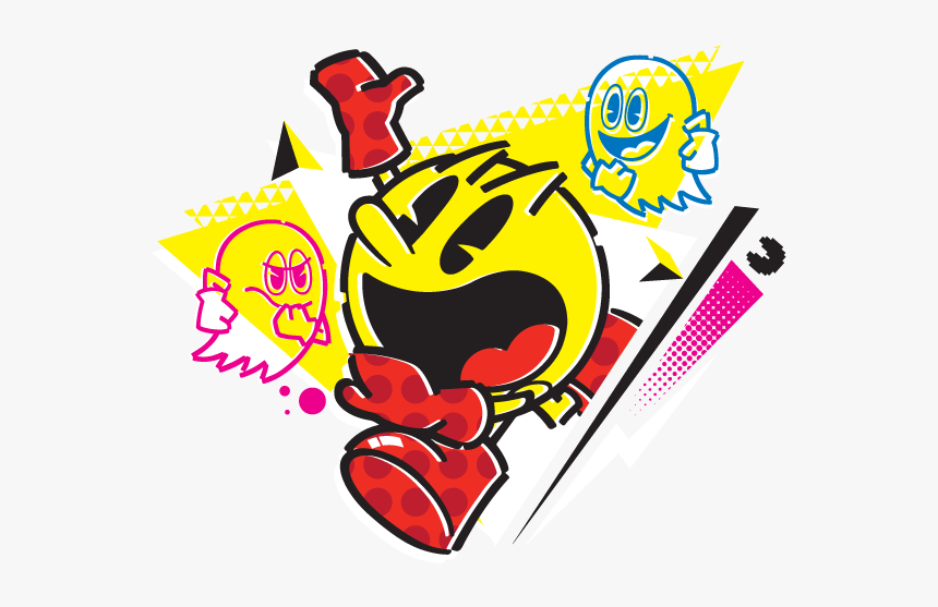 Pac Man Logo Png - Pac Man Official Art, Transparent Png, Free Download