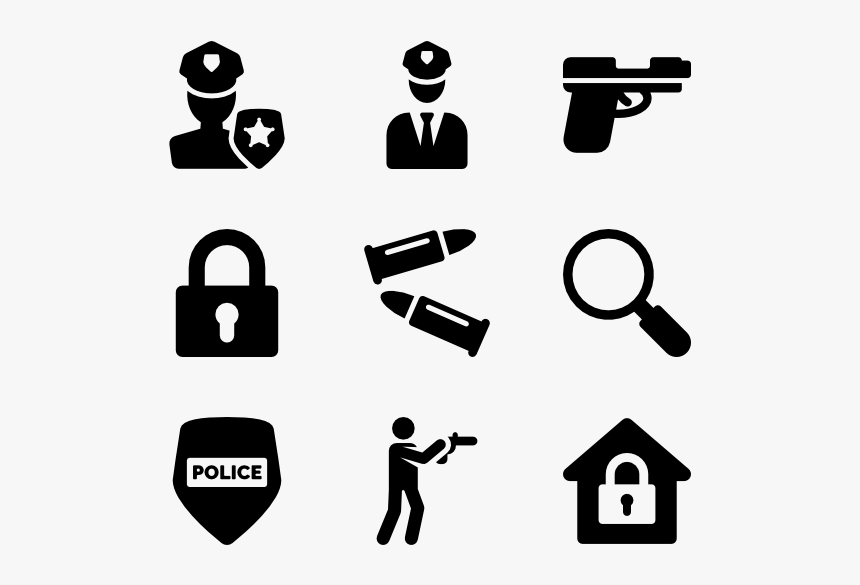 Clip Art Police Badge Vector - Police Icon Vector Png, Transparent Png, Free Download