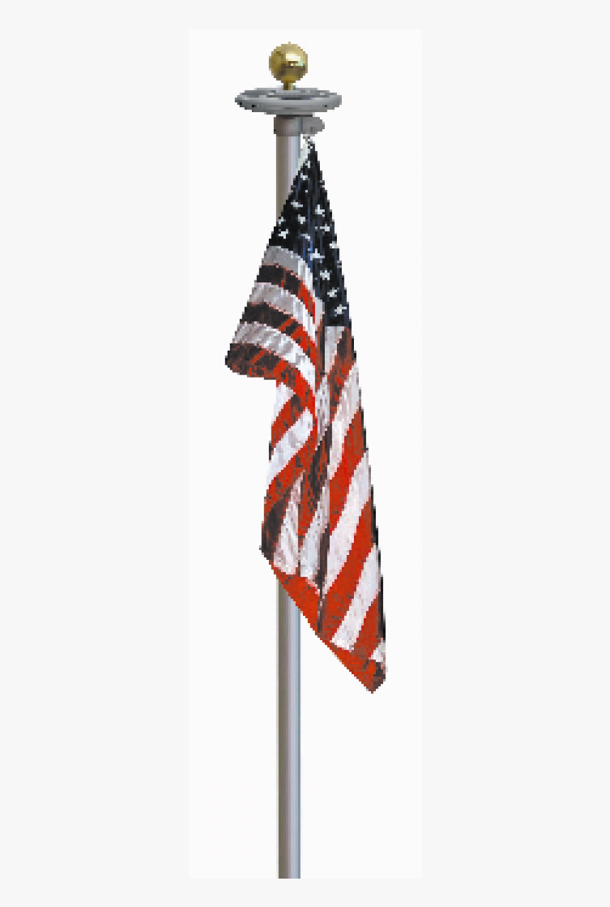 Flag & Solar Light Flagpole Set - Solar Flag Pole Light, HD Png Download, Free Download