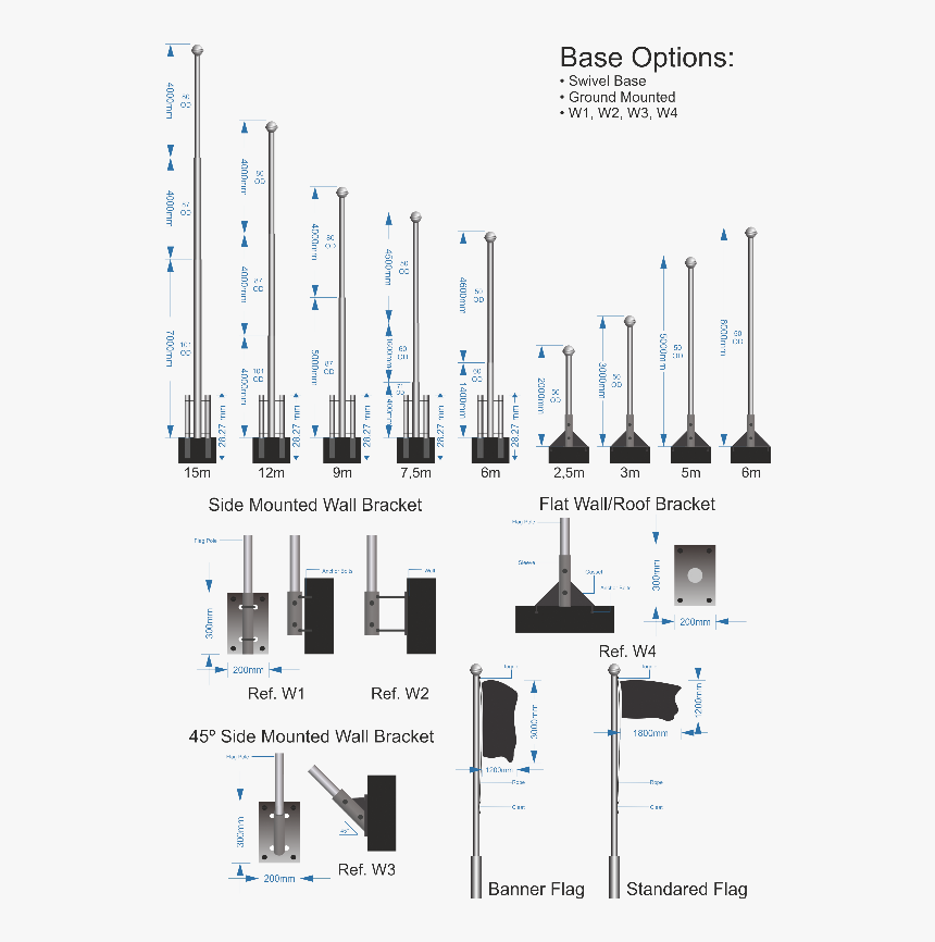 Technical Drawing Of Pole, HD Png Download, Free Download