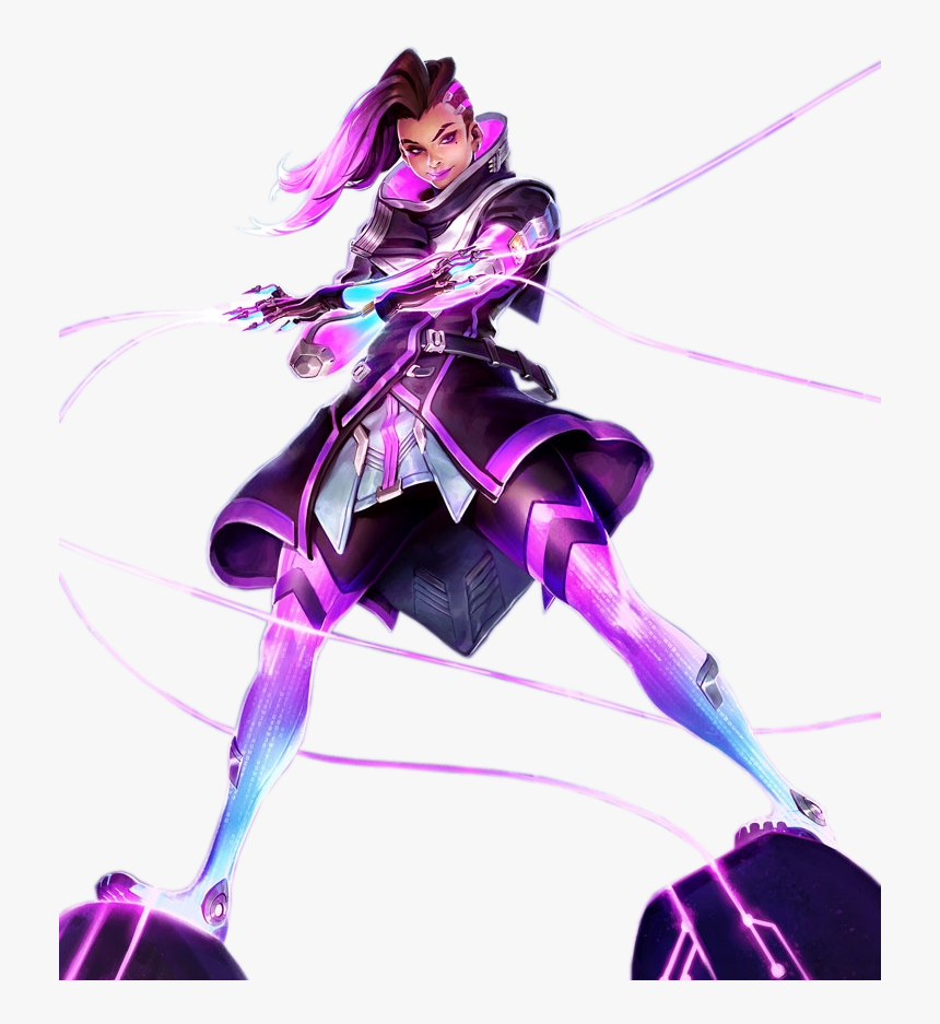 Sombra Overwatch Png - Overwatch Sombra Official Art, Transparent Png, Free Download