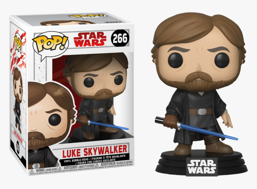 Star Wars Episode Viii - Funko Pop Star Wars Luke Skywalker, HD Png Download, Free Download