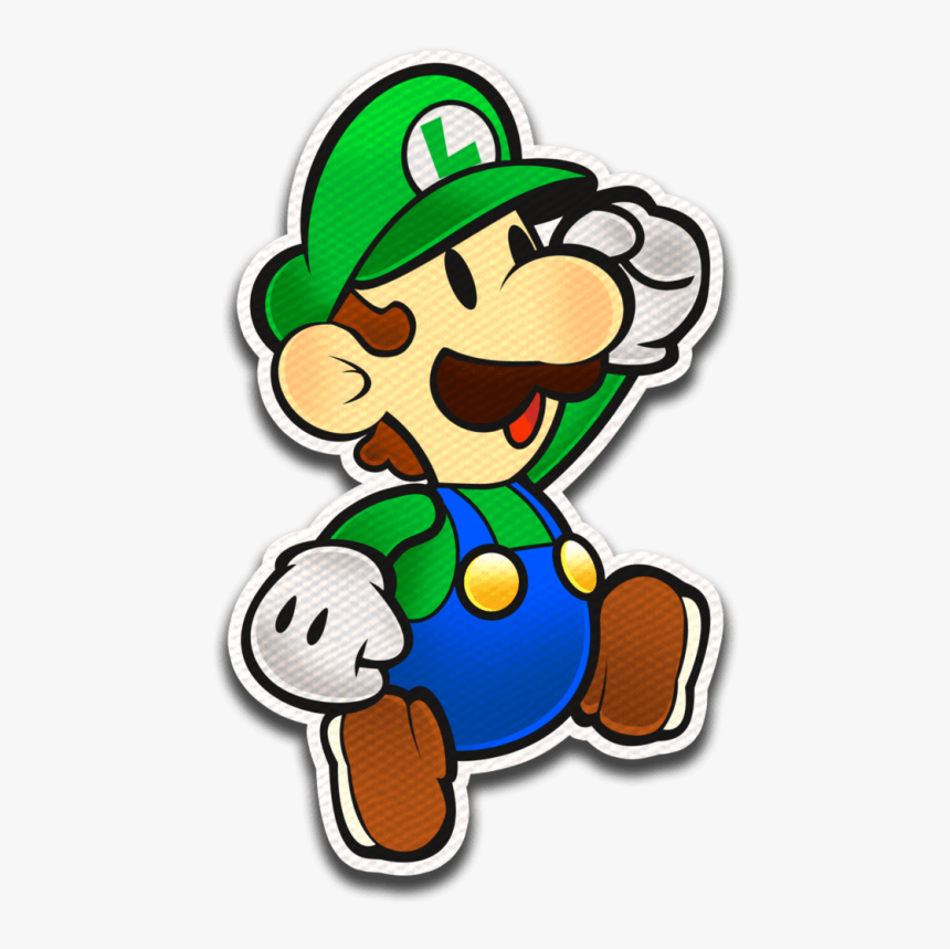 Free Png Download Paper Luigi Color Splash Png Images - Paper Mario Color Splash Luigi, Transparent Png, Free Download