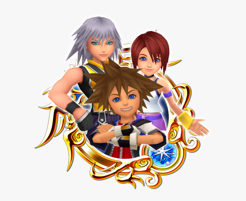 Sora & Riku & Kairi - Kingdom Hearts Key Art 1, HD Png Download, Free Download