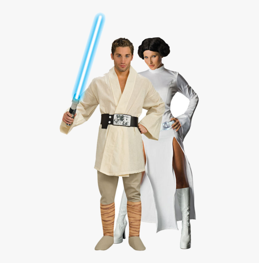 Princess Leia And Luke Costume, HD Png Download, Free Download