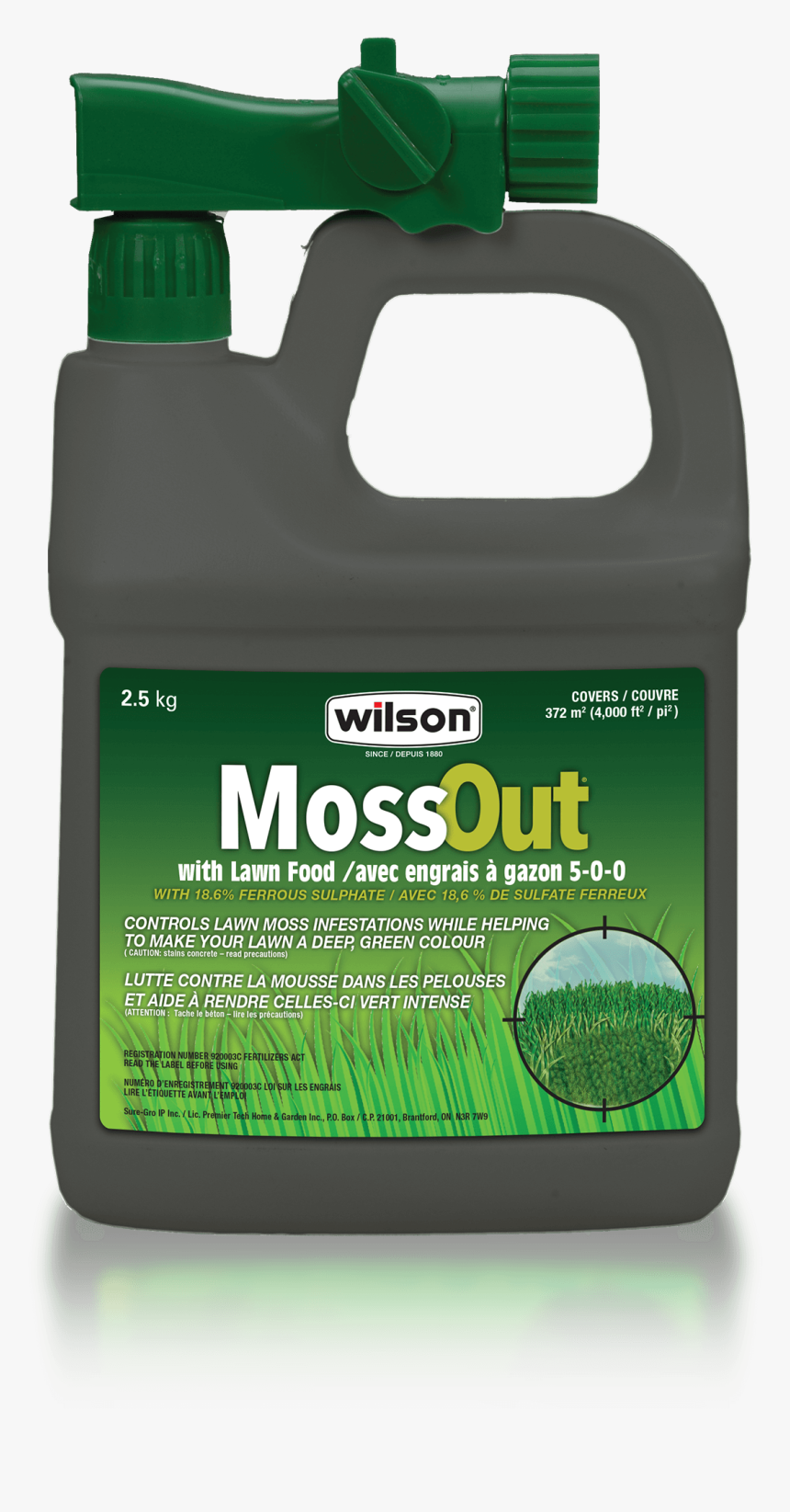 Wilson Mossout With Lawn Food 5 0 - Mossout, HD Png Download, Free Download