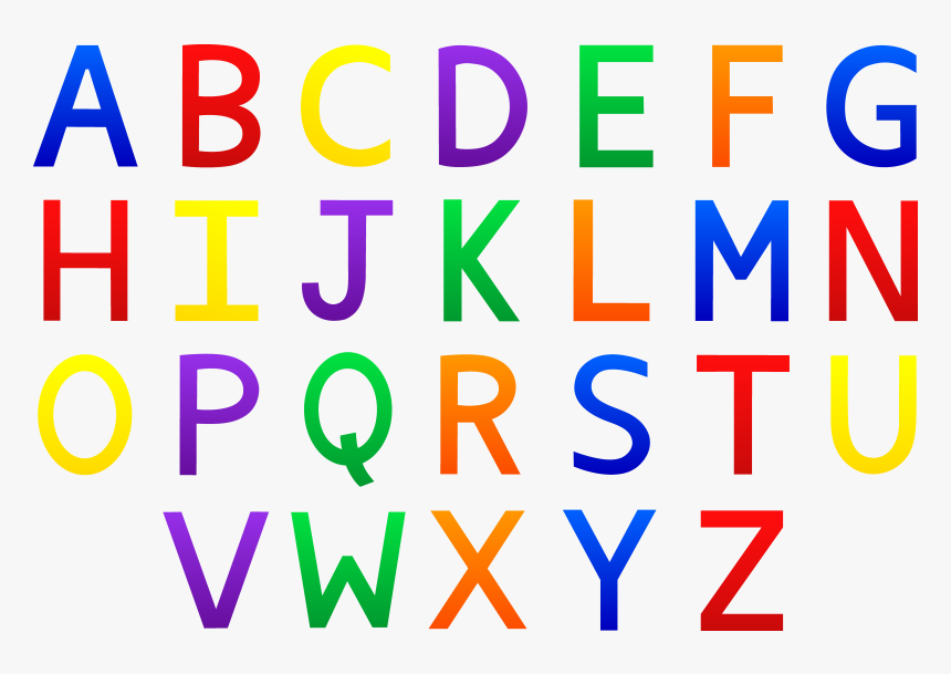 Free Alphabet Letters Clipart - Alphabet Clipart, HD Png Download, Free Download
