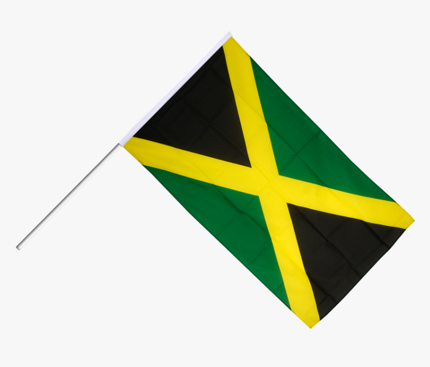 Download Jamaica Flag - Jamaican Flag On Pole, HD Png Download, Free Download