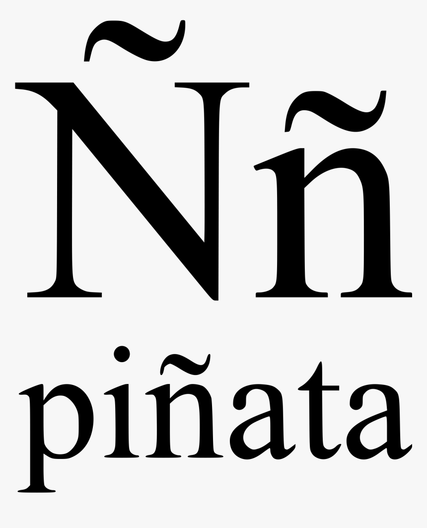 File - Piñata - Svg - Spanish Alphabet N , Transparent, HD Png Download, Free Download